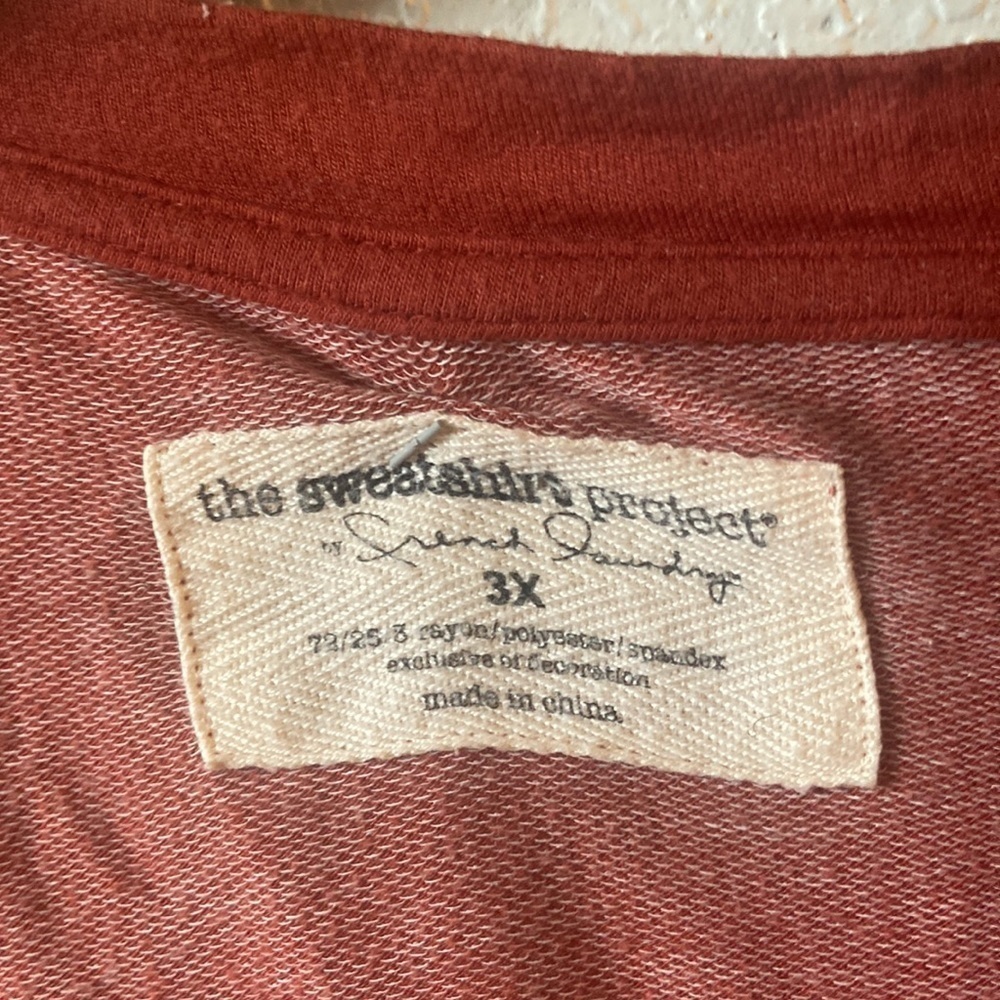 Women’s size 3X French, laundry, tie-dye, longsleeve shirt R1 - Picture 2 of 5